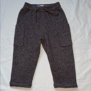 Zara kids Cozy Gray sweater Bottoms pants size 2-3 years